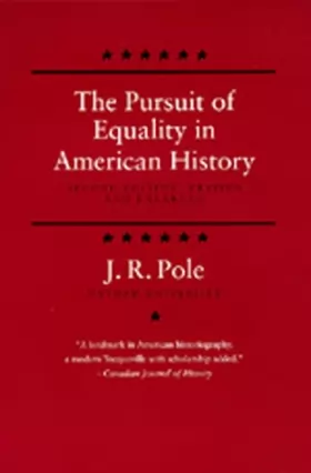 Couverture du produit · The Pursuit of Equality in American History