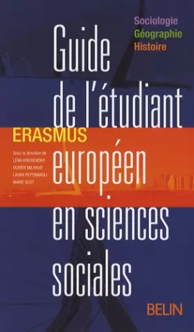 Couverture du produit · Guide de l'étudiant européen en sciences sociales