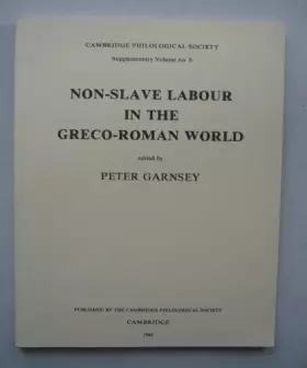 Couverture du produit · Nonslave Labour in the Graeco-Roman World