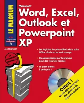 Couverture du produit · WORD, EXCEL, OUTLOOK, POWERPOINT XP +CD