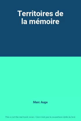 Couverture du produit · Territoires de la mémoire
