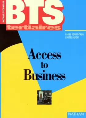 Couverture du produit · Access to business : BTS tertiaires