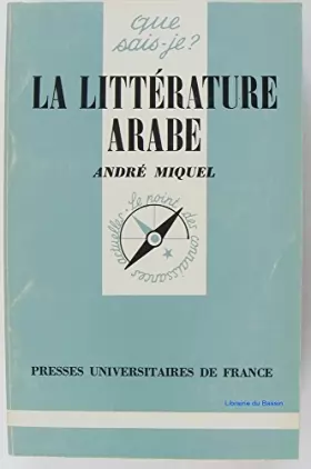 Couverture du produit · La littérature arabe