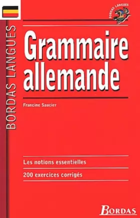 Couverture du produit · Bordas langues : Grammaire allemande