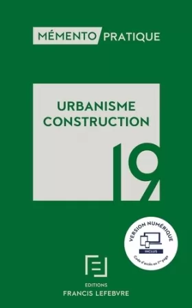 Couverture du produit · Urbanisme construction