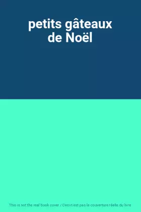 Couverture du produit · petits gâteaux de Noël