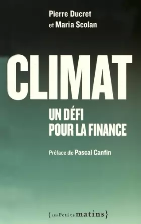 Couverture du produit · Climat : un défi pour la finance