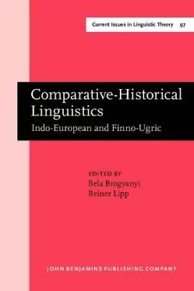 Couverture du produit · Comparative-Historical Linguistics: Indo-European and Finno-Ugric. Papers in honor of Oswald Szemerényi III