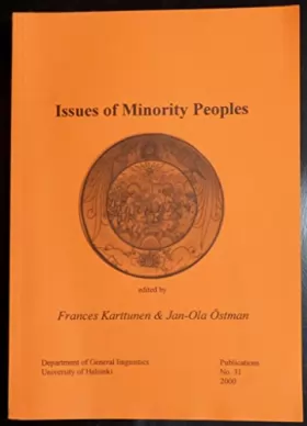 Couverture du produit · Issues of Minority Peoples