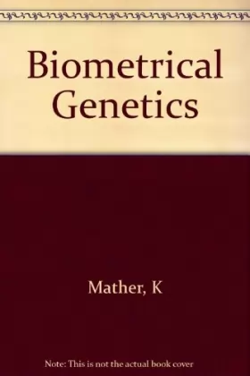 Couverture du produit · Biometrical Genetics