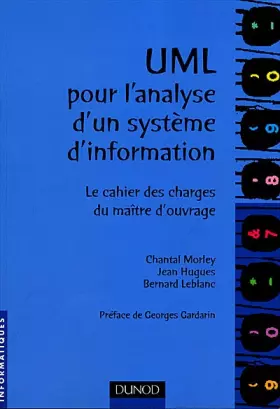 Couverture du produit · Uml pour l'analyse d'un système d'information, le cahier des charges
