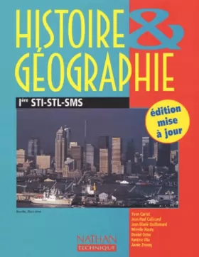 Couverture du produit · Histoire & Géographie 1ère STI-STL-SMS