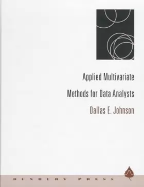 Couverture du produit · Applied Multivariate Methods for Data Analysts