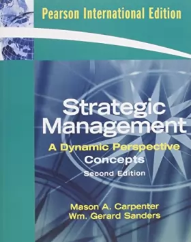 Couverture du produit · Strategic Management: Concepts: International Edition
