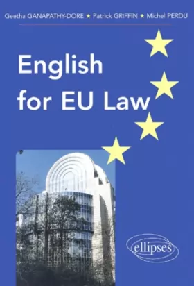 Couverture du produit · English fo EU law