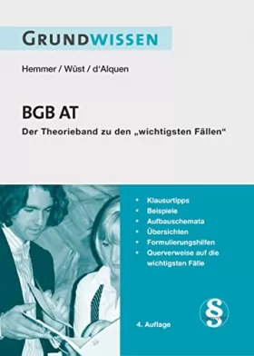 Grundwissen BGB AT: Für Einsteiger - Das notwendige Wissen - Die relevanten Probleme knapp und...