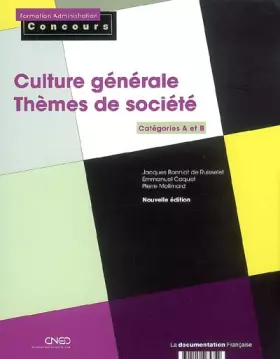 Couverture du produit · Culture générale - Thèmes de socièté : Catégories A et B