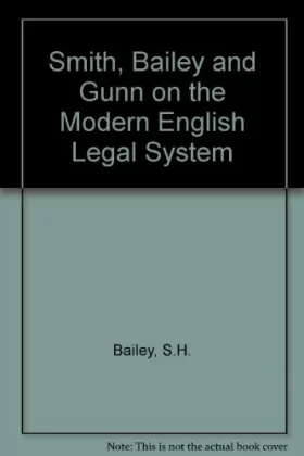 Couverture du produit · Smith, Bailey & Gunn on The Modern English Legal System