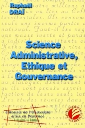 Couverture du produit · Science administrative, étique et gouvernance