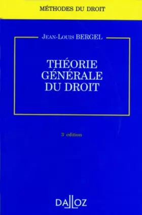 Couverture du produit · Théorie générale du droit - 3e éd.