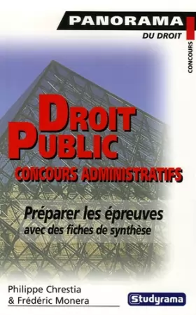 Couverture du produit · Droit public : concours administratifs : Droit constitutionnel Droit administratif Droit de l'Union Européenne