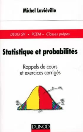 Couverture du produit · Statistique et probabilités : Rappels de cours et exercices corrigés