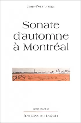 Couverture du produit · Sonate d'automne à Montréal