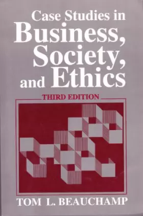Couverture du produit · Case Studies in Business, Society, and Ethics