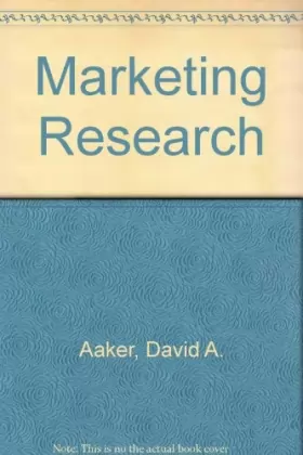 Couverture du produit · Marketing Research