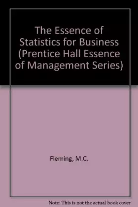 Couverture du produit · The Essence of Statistics for Business