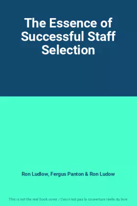 Couverture du produit · The Essence of Successful Staff Selection
