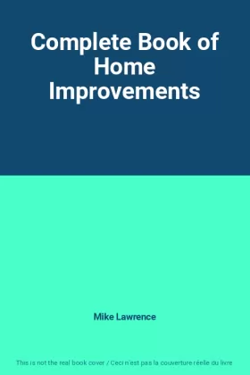 Couverture du produit · Complete Book of Home Improvements
