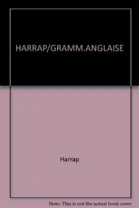 Couverture du produit · HARRAP/GRAMM.ANGLAISE