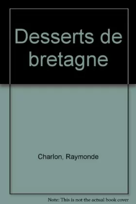 Couverture du produit · Desserts de Bretagne