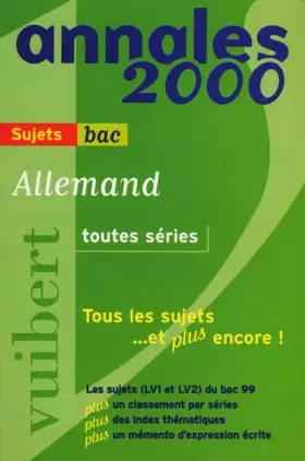 Couverture du produit · Allemand toutes séries, numéro 38