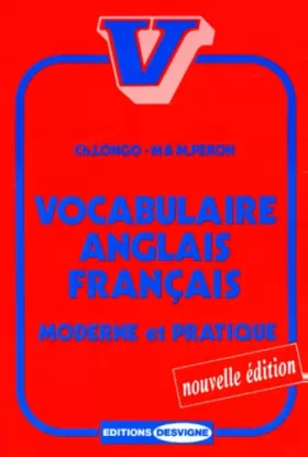 Couverture du produit · Vocabulaire anglais français, moderne et pratique