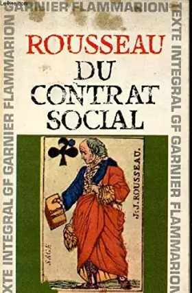 Couverture du produit · Du contrat social.