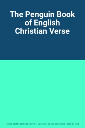 Couverture du produit · The Penguin Book of English Christian Verse