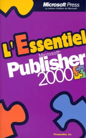 Couverture du produit · L'Essentiel Microsoft Publisher 2000
