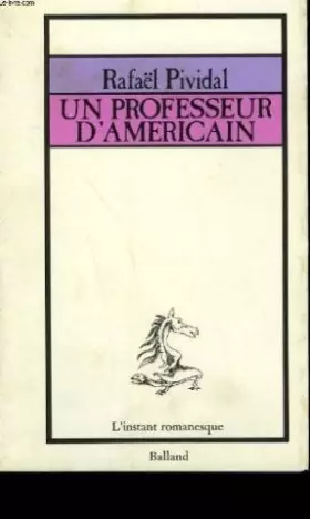 Couverture du produit · Un professeur d'américain