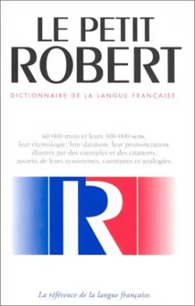 Couverture du produit · Le nouveau petit Robert: dictionnaire alphabetique et analogique de la langue francaise by Alain Rey (2000-01-30)