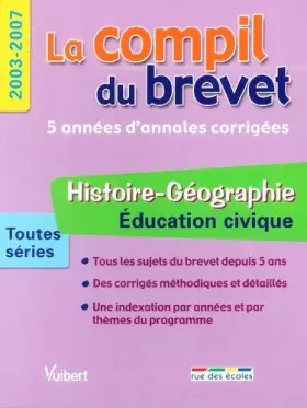 Couverture du produit · Histoire-Géographie Education civique Toutes séries : 2003-2007