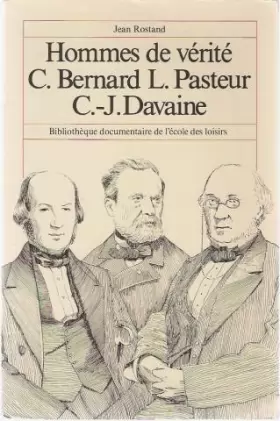Couverture du produit · Casimir-joseph davaine, claude bernard et louis pasteur