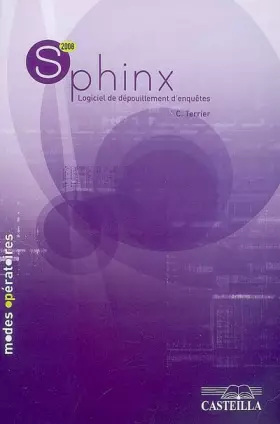 Couverture du produit · Modes opératoires Sphinx 2008