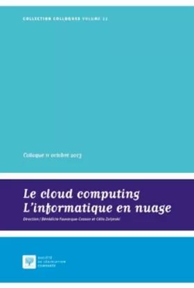 Couverture du produit · Le Cloud computing / L'informatique en nuage