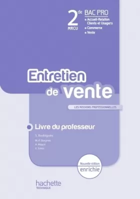 Couverture du produit · L'entretien de vente 2de Bac Pro - Livre professeur - Ed.2011