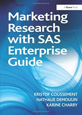 Couverture du produit · Marketing Research with SAS Enterprise Guide