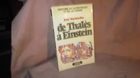 Couverture du produit · De Thalès à Einstein (Axes)