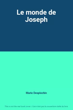 Couverture du produit · Le monde de Joseph