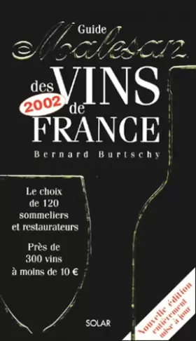 Couverture du produit · Guide Malesan des vins de France. Edition 2002